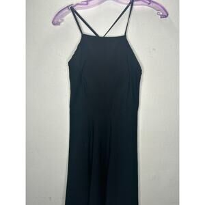 Brandy Melville Black Criss-Cross Back Mini Dress OS